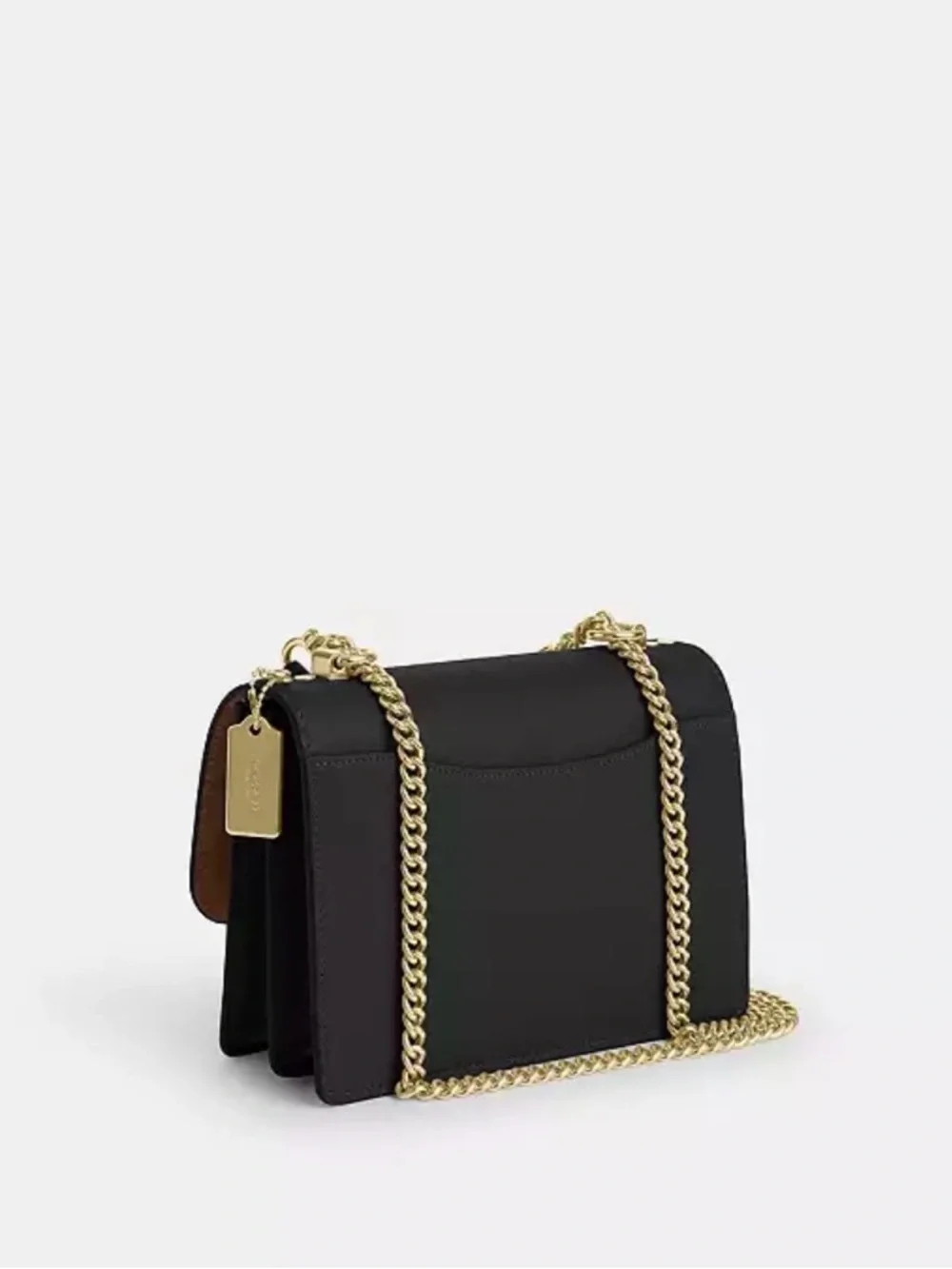 Coach Klare Sig XB Crossbody Signature Coated Canvas & Leather with Gold Chain